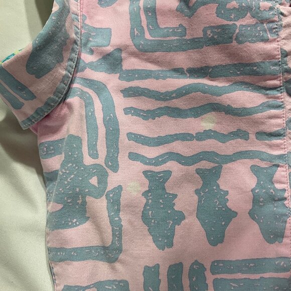Vintage Pink and Blue 90s Shirt Sz Med PCH - Picture 7 of 10